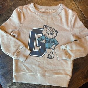 Gap Kids Bear Logo Varsity Sweatshirt